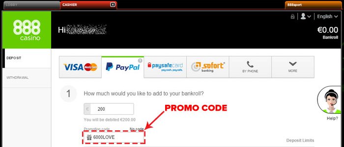 888 casino aktionscode