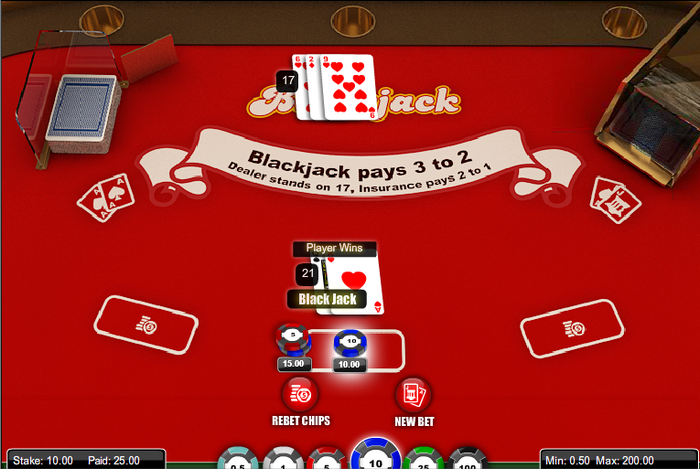 Play blackjack at Exclusive Bet casino
